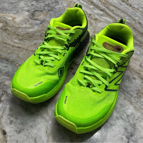 New Balance Fresh Foam X Hierro V7 Running Shoe Green/Indigo M7 W8.5 Goretex - Picture 3 of 10